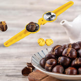 Maxbell Chestnut Clip Opener Dried Fruit Opener Nut Opener for Household Dining Room Yellow