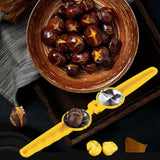 Maxbell Chestnut Clip Opener Dried Fruit Opener Nut Opener for Household Dining Room Yellow