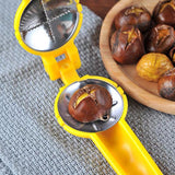 Maxbell Chestnut Clip Opener Dried Fruit Opener Nut Opener for Household Dining Room Yellow