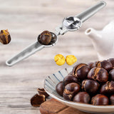 Maxbell Chestnut Clip Opener Dried Fruit Opener Nut Opener for Household Dining Room Argent