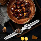 Maxbell Chestnut Clip Opener Dried Fruit Opener Nut Opener for Household Dining Room Argent
