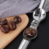 Maxbell Chestnut Clip Opener Dried Fruit Opener Nut Opener for Household Dining Room Argent