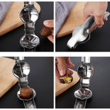 Maxbell Chestnut Clip Opener Dried Fruit Opener Nut Opener for Household Dining Room Argent