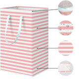 Maxbell Laundry Hamper with Easy Carry Handles Toys Clothes Organizer for Bedroom Red