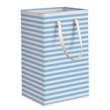 Maxbell Laundry Hamper with Easy Carry Handles Toys Clothes Organizer for Bedroom Blue