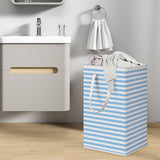 Maxbell Laundry Hamper with Easy Carry Handles Toys Clothes Organizer for Bedroom Blue