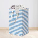 Maxbell Laundry Hamper with Easy Carry Handles Toys Clothes Organizer for Bedroom Blue