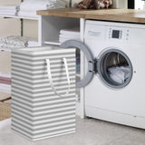 Maxbell Laundry Hamper with Easy Carry Handles Toys Clothes Organizer for Bedroom Gray