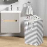 Maxbell Laundry Hamper with Easy Carry Handles Toys Clothes Organizer for Bedroom Gray