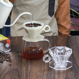 Maxbell Reusable Professional Drip Coffee Cone Strainer for Perfect Extraction Beige