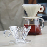 Maxbell Reusable Professional Drip Coffee Cone Strainer for Perfect Extraction Beige