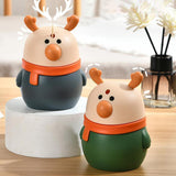 Maxbell Toothpick Box Cartoon deer Shape Portable for Restaurants Dining Table Gifts Green