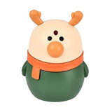 Maxbell Toothpick Box Cartoon deer Shape Portable for Restaurants Dining Table Gifts Green