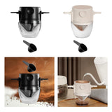 Maxbell Paperless Pour Over Coffee Maker Coffee Accessories for camping Black