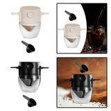 Maxbell Paperless Pour Over Coffee Maker Coffee Accessories for camping Black