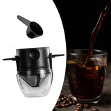 Maxbell Paperless Pour Over Coffee Maker Coffee Accessories for camping Black