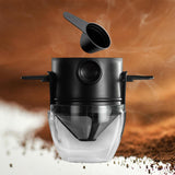 Maxbell Paperless Pour Over Coffee Maker Coffee Accessories for camping Black