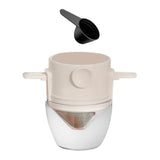 Maxbell Paperless Pour Over Coffee Maker Coffee Accessories for camping White