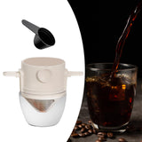 Maxbell Paperless Pour Over Coffee Maker Coffee Accessories for camping White