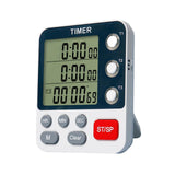 Maxbell Digital Timer Three Channels Experiment Reminder Simple for Cooking Baking