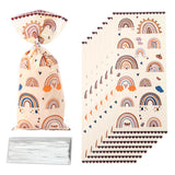 Maxbell 100 Pieces Candy Bag Pouch with Ties Treat Bags for Valentine Birthday Gift