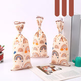 Maxbell 100 Pieces Candy Bag Pouch with Ties Treat Bags for Valentine Birthday Gift