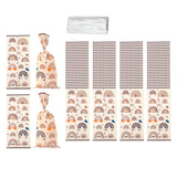 Maxbell 100 Pieces Candy Bag Pouch with Ties Treat Bags for Valentine Birthday Gift