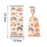 Maxbell 100 Pieces Candy Bag Pouch with Ties Treat Bags for Valentine Birthday Gift