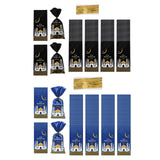 Maxbell 100Pcs Gift Bag Festival Accs DIY Craft Dustproof for Holiday Household Black