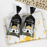 Maxbell 100Pcs Gift Bag Festival Accs DIY Craft Dustproof for Holiday Household Black