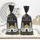 Maxbell 100Pcs Gift Bag Festival Accs DIY Craft Dustproof for Holiday Household Black