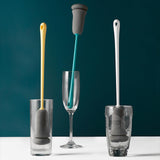 Maxbell Handheld Cup Brush Long Handle Washing Reusable for Washing Glassware Cups