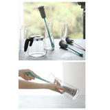 Maxbell Handheld Cup Brush Long Handle Washing Reusable for Washing Glassware Cups