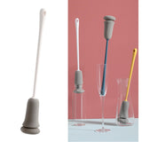 Maxbell Handheld Cup Brush Long Handle Washing Reusable for Washing Glassware Cups
