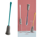 Maxbell Handheld Cup Brush Long Handle Washing Reusable for Washing Glassware Cups