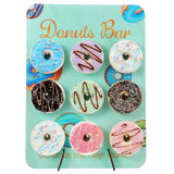 Maxbell Reusable Donut Wall Stand for Donut Party Supplies Bridal Shower Decorations White