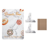 Maxbell Reusable Donut Wall Stand for Donut Party Supplies Bridal Shower Decorations White