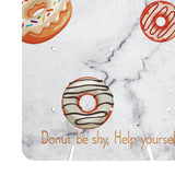 Maxbell Reusable Donut Wall Stand for Donut Party Supplies Bridal Shower Decorations White