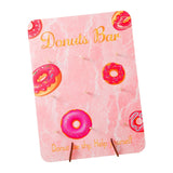 Maxbell Reusable Donut Wall Stand for Donut Party Supplies Bridal Shower Decorations Pink
