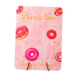 Maxbell Reusable Donut Wall Stand for Donut Party Supplies Bridal Shower Decorations Pink