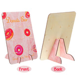 Maxbell Reusable Donut Wall Stand for Donut Party Supplies Bridal Shower Decorations Pink
