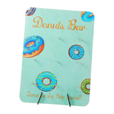 Maxbell Reusable Donut Wall Stand for Donut Party Supplies Bridal Shower Decorations Cyan
