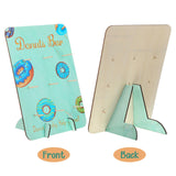 Maxbell Reusable Donut Wall Stand for Donut Party Supplies Bridal Shower Decorations Cyan