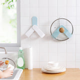 Maxbell Wall Mount Pot Lid Holder Pot Hanger Multipurpose for Cabinet Cutting Board