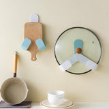 Maxbell Wall Mount Pot Lid Holder Pot Hanger Multipurpose for Cabinet Cutting Board