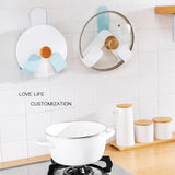 Maxbell Wall Mount Pot Lid Holder Pot Hanger Multipurpose for Cabinet Cutting Board