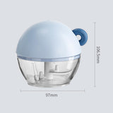 Maxbell Garlic Chopper Portable Food Processor Blender for Food Meat Fruits Blue