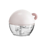 Maxbell Garlic Chopper Portable Food Processor Blender for Food Meat Fruits Pink