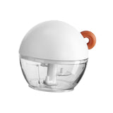 Maxbell Garlic Chopper Portable Food Processor Blender for Food Meat Fruits White