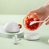 Maxbell Garlic Chopper Portable Food Processor Blender for Food Meat Fruits White